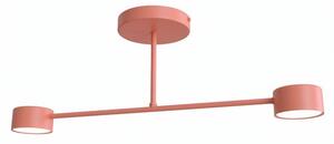 Stropní svítidlo HALO 2 – korálové, 2× GX53, šířka 60 cm