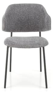 Jídelní židle SCK-497 šedá/černá