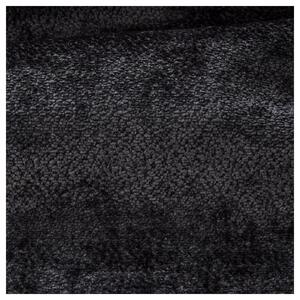 Postel s matrací a topperem SIDO černá, 180x200 cm