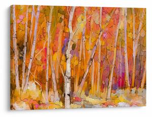 Obraz - Podzimní les (70x50 cm)