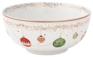 Porcelánová servírovací miska Ozdoby 23 cm