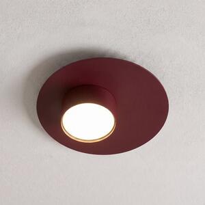 Stropní svítidlo BOLX 1 – vínové, 1× GX53, šířka 20 cm