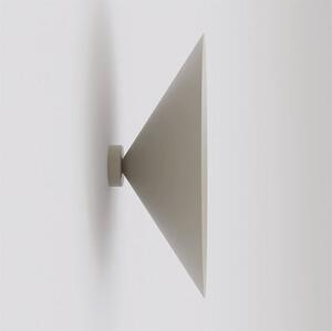 Nástěnné svítidlo MONO K1L – moka, jantarové sklo, 1× E14, šířka 50 cm