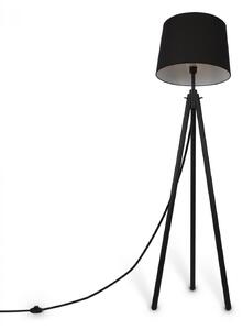 Maytoni Stojací lampa Calvin, 60W, V. 164,2 cm, 1xE27 Barva: Černá