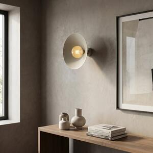 Nástěnné svítidlo MONO K1M – moka, jantarové sklo, 1× E14, šířka 40 cm