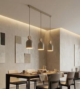 Závěsné svítidlo MESI 3 – moka, 3× GU10, šířka 66 cm