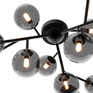 Maytoni Luxusní stropní svítidlo DALLAS, 28W, v. 20 cm, 12xG9 Barva: Černá