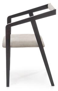 Jídelní židle OZEL černá/šedá
