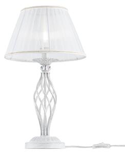 Maytoni Vintage stolní lampa GRACE, 40W, v. 56 cm, 1xE14 Barva: Bílá