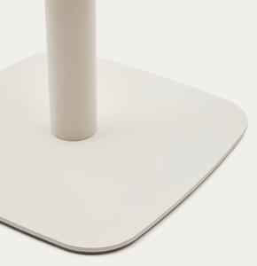 Bílá kovová podnož k barovému stolu Kave Home Dina 70,5 cm