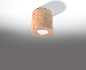Stropní svítidlo Orbis, 1x dřevěné stínítko