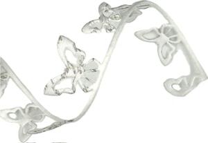 Stuha girlandová WHITE BUTTERFLY bílá 40mm x 1m (19,-Kč/m)