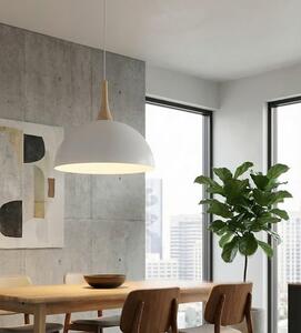 Závěsné svítidlo NAUTICA 1L – bílé, 1× GX53, šířka 40 cm