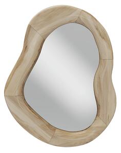 Hector Nástěnné zrcadlo Lia 75 cm z masivu hnědé