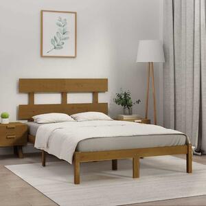 Rám postele medově hnědý masivní dřevo 200 x 200 cm 3104696