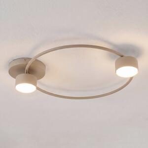 Stropní svítidlo LUCIO 2 – moka, 2× GX53, šířka 48 cm
