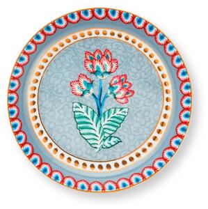 Pip Studio čajový talířek Flower Festival modrý, 9 cm