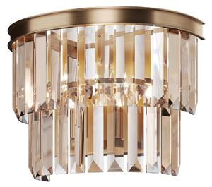 Maytoni Závěsné LED křišťálové svítidlo REVERO, Ø 50 cm, 7xE14, Barva: Zlatá