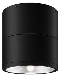 Maytoni Moderní stropní LED svítidlo SPIN, 12W, v. 10,8 cm, 3000K, IP54 Barva: Černá