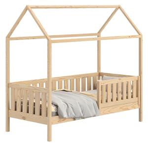 Dětská domečková postel Nemos 70x140 - borovice