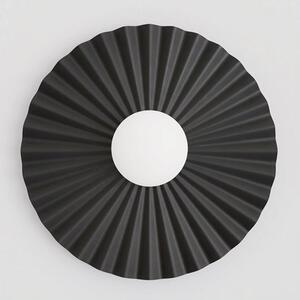 Nástěnné svítidlo UMBRA K1 L – černé, bílé sklo, 1× G9, šířka 35 cm