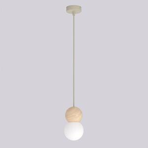 Závěsné svítidlo LOOP 1 – moka, 1× G9, šířka 10 cm