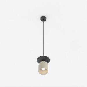 Závěsné svítidlo EGO 1 – černé / moka, 1× E14, šířka 11 cm