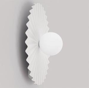 Nástěnné svítidlo UMBRA K1 L – celobílé, sklo, 1× G9, šířka 35 cm