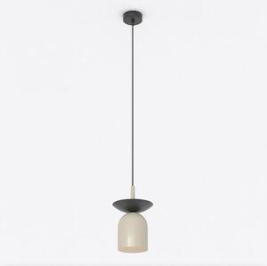 Závěsné svítidlo EGO 1 – černé / moka, 1× E14, šířka 11 cm