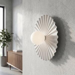 Nástěnné svítidlo UMBRA K1 L – celobílé, sklo, 1× G9, šířka 35 cm