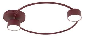 Stropní svítidlo LUCIO 2 – vínové, 2× GX53, šířka 48 cm