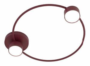 Stropní svítidlo LUCIO 2 – vínové, 2× GX53, šířka 48 cm