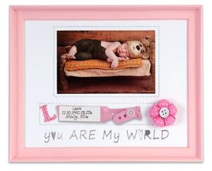 Dětský fotorámeček SPECIAL BABY FRAME 10x15 růžový