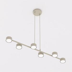 Závěsné svítidlo MEGARA 6 – moka, 6× GX53, šířka 95 cm