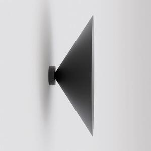 Nástěnné svítidlo MONO K1L – černé, grafitové sklo, 1× E14, šířka 50 cm