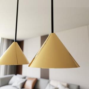 Závěsné svítidlo ELIT 1 – černé / zlaté, 1× GX53, šířka 12 cm