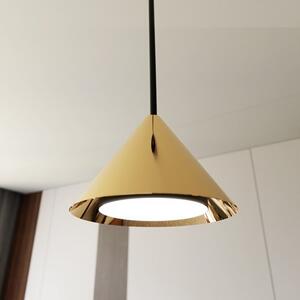 Závěsné svítidlo ELIT 1 – černé / zlaté, 1× GX53, šířka 12 cm