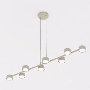 Závěsné svítidlo MEGARA 8 – moka, 8× GX53, šířka 116 cm