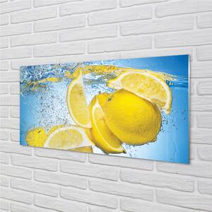 Skleněný panel Lemon ve vodě 100x50 cm
