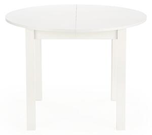 Rozkládací stůl Neryt kulatý 102-142 cm - bílá