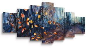 Obraz - Paprsky podzimního slunce (210x100 cm)