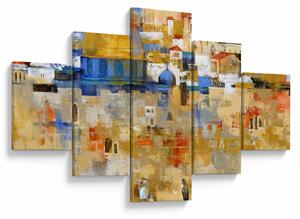 Obraz - Zeď nářků, Jeruzalém, Izrael (125x70 cm)