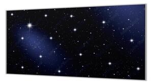 Ochranná deska noční nebe - 52x60cm / S lepením na zeď