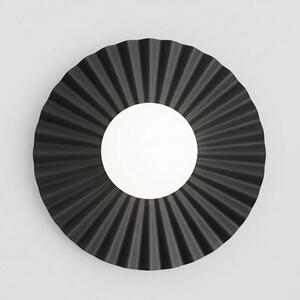 Nástěnné svítidlo UMBRA K1 M – černé, bílé sklo, 1× G9, šířka 25 cm