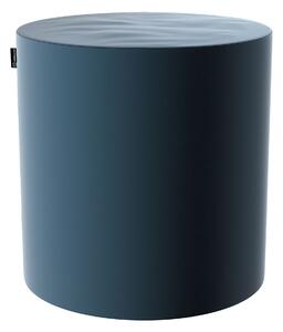 Sedák Barrel- válec pevný barva modrá látka lesklé, sametová