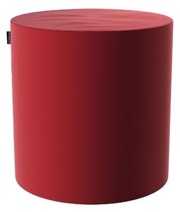 Sedák Barrel- válec pevný barva červená látka lesklé, sametová