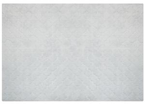 Koberec z umělé zaječí kožešiny 160 x 230 cm světle šedý GHARO