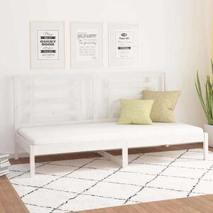 Válenda bez matrace bílá 90 x 200 cm masivní borovice 3108057