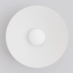 Nástěnné svítidlo MONO K1L – bílé, opálové sklo, 1× E14, šířka 50 cm