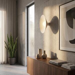 Nástěnné svítidlo MONO K1L – bílé, opálové sklo, 1× E14, šířka 50 cm